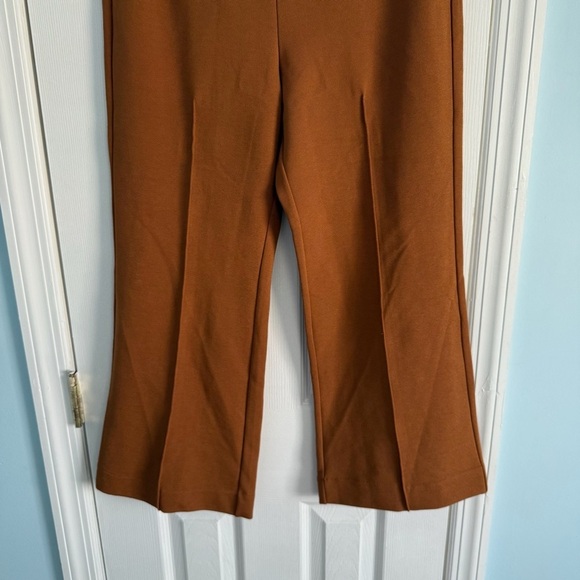 Maeve by Anthropologie The Margot Women’s Kick-Flare Cropped Texture Pants Sz XS - Picture 3 of 7